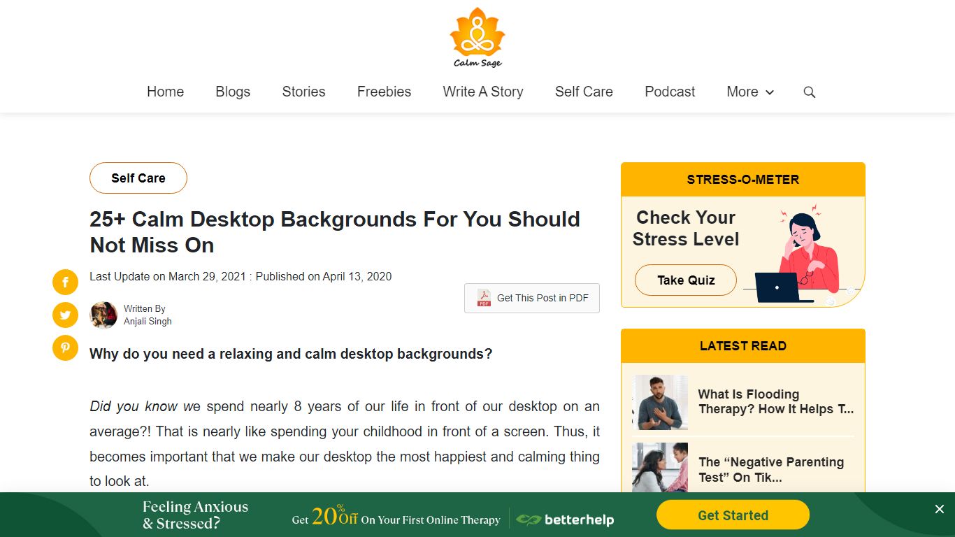 25+ Calm Desktop Backgrounds For You Should Not Miss On - Calm Sage